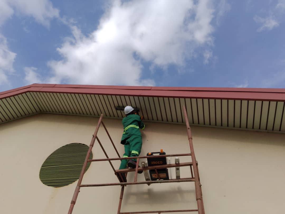 Techniciens CENT sur chantier