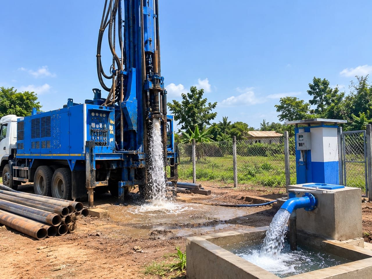 Forage et adduction d'eau CENT